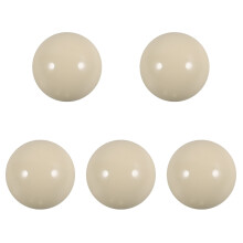 5Pièces Boules De Billard Résine Beige Polyvalentes Pour Entraînement