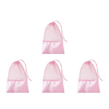 4Stk Tanzschuh Netzbeutel Polyester Für Rosa