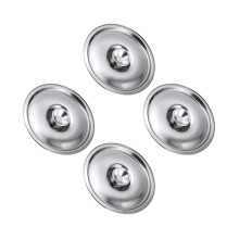 4Stk Multifunktionale Edelstahldeckel Für Töpfe Pfannen