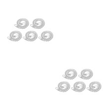 10Pcs Silver Alloy Handbag Bag Chains Durable DIY Replacement Straps