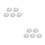 10Pcs Silver Alloy Handbag Bag Chains Durable DIY Replacement Straps 1