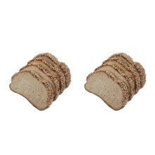 8Stk Deko Brotscheiben Set PU Kunstbrot Realistisch Für Zuhause