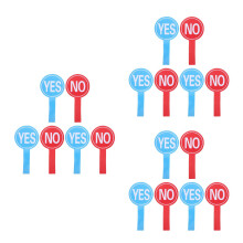 18Stk Voting-Paddles Yes No Für Unterricht