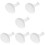 6Pcs Elegant White Ceramic Cutlery Holder Multi-Function Spoon Rest 1