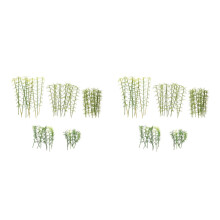 100Pièces Mini Arbres Artificiels Verts Pour Train Décor