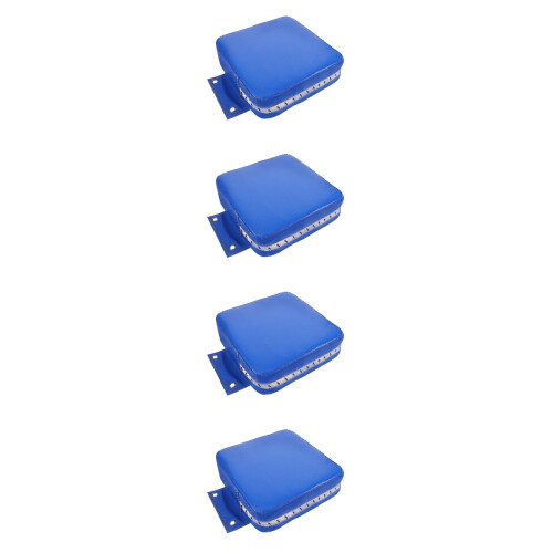4Pcs Wall Mounted Boxing Punching Pads Blue Durable PU Material
