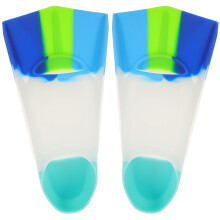 2Paare Silikon Schwimmflossen Kinder Mehrfarbig Für Training Tauchen