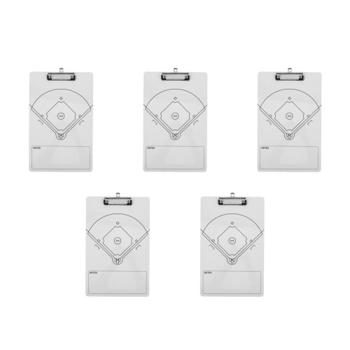 5Pièces D’écriture Effaçable PVC Pour Baseball Basket