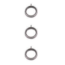 3Stk DIY Living Memory Anhänger Silber Mit Herren Damen