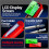 ANENG LCD Digital Voltage Tester Measuring Pen Double-Ended Screwdriver Bits Breakpoint Electrical Induction Test Pen Red 4