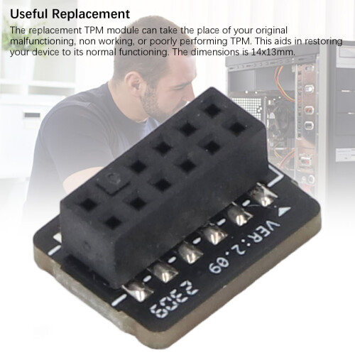 High Performance SPI 12Pin TPM 2.0 Security Module for Motherboard 2