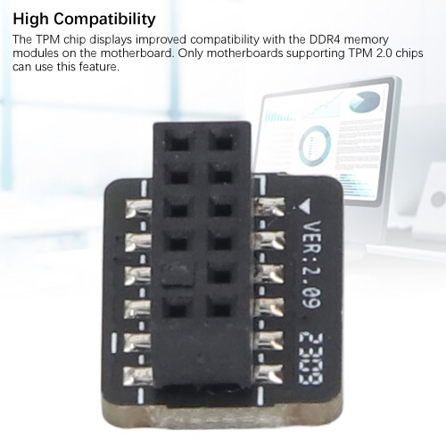 Modulo SLB9670 TPM2.0 SPI 12pin PCB nero per scheda madre 2