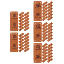 250Stk Echte Lederlabels Handmade Tags Zum Annähen Und Basteln