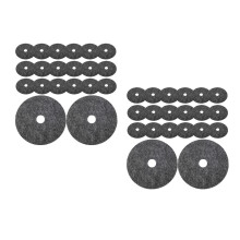40Pièces Protection Arbres Non- Paillis Rond Jardin