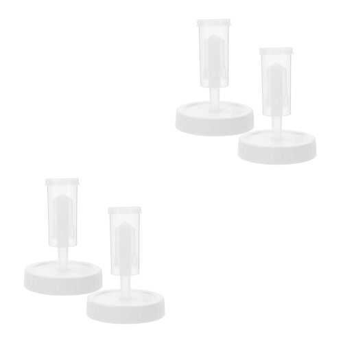 4Pièces Couvercles Étanches Mason Jar Fermentation