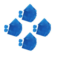 400Stk Blaue Folien Wickelpapier Für Schokolade Und Candy Verpackung