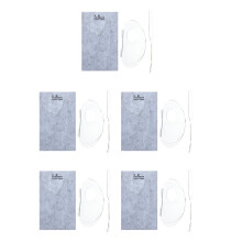 5Sets Kosmetik Mischpalette Bunt Acryl Mit Spatel Leicht Zu Reinigen