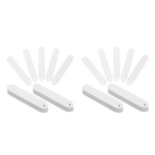 200Pcs Durable White PVC Plant Labels for Vegetable Garden Outdoor Use