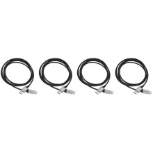 4Stk Flexibles Kabel Display Port Monitor Verbindungskabel