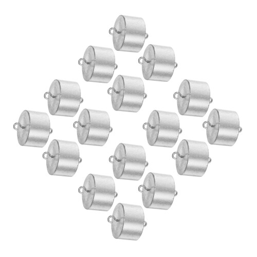 16Pcs Metal Calibration Mass Set with Hooks for Lab Scale Adjustment