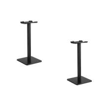 Compact Black Earphone Bracket Aluminum Headphone Stand for Desk
