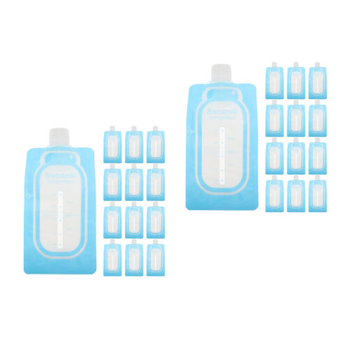44Pièces Stockage Lait Capacité 200Ml Fiables