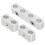 3Sets Zündkerzenkabelhalter Aluminium Auto Drahtscheiben Silber Set 3