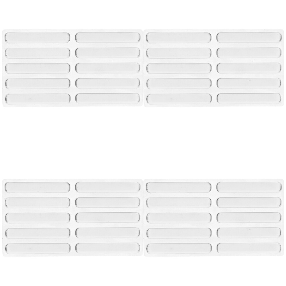 40Pcs Clear Self-Adhesive Silicone Bumpers For Kitchen Cabinet Doors 3701245401665