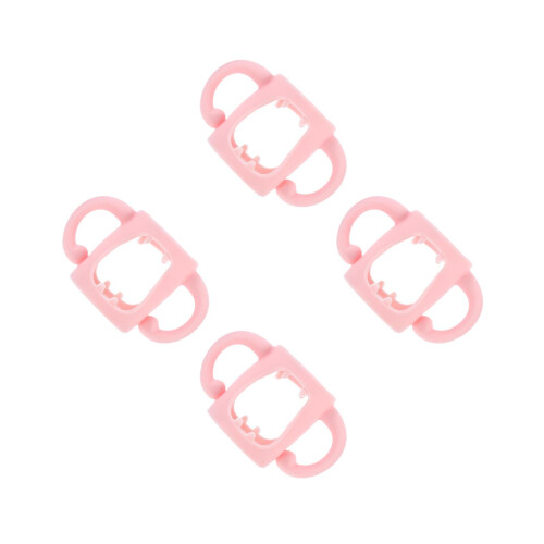 4Pièces Protections De Silicone Rose Avec Poignées Anti-Casse