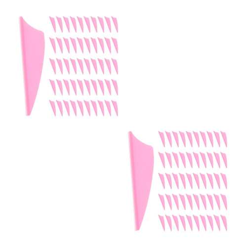 120Pièces Vanes Flèches Rose Pour Entraînement Arc