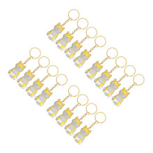16Pièces Boîte Souvenir Poils De Transparent Porte- Mémoire