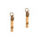 2St Koper Fluit Sleutelhanger Decoratieve Nood Fluit 6