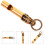 2St Koper Fluit Sleutelhanger Decoratieve Nood Fluit 10