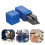 4Sets Chrom-Vanadium Leder Stempelset Und Mehrfarbig 8