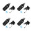 4Pcs Lightweight Sturdy Bead Bottles Plastic Holder for Game Beads 9