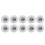 LED Coaster,48 Pack Light  Coasters,LED Bottle Lights,LED Sticker Coaster Discs Light  for Flash Light  Cup 2