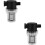 2Pcs High Efficiency Black Plastic Water Hose Inline Strainer Filter 5