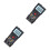 2Pcs Handheld Digital Multimeter Black for Home Use Accurate Testing 10