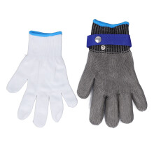 Edelstahl-Draht- und Nylon-Arbeitshandschuh-Set für Küche und Industrie