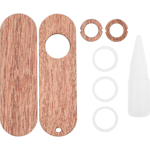4Sets DIY Holz-Kazoo, Musikbegleiter Mit Top Klangqualität, Hellbraun 1