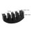 12Stk Violin Practice Mute Aus , Leiser Dämpfer Schwarz 2