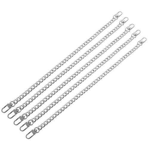 10Pcs Silver Alloy Handbag Bag Chains Durable DIY Replacement Straps 2