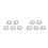 10Pcs Silver Alloy Handbag Bag Chains Durable DIY Replacement Straps 4