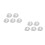 10Pcs Silver Alloy Handbag Bag Chains Durable DIY Replacement Straps 6