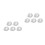 10Pcs Silver Alloy Handbag Bag Chains Durable DIY Replacement Straps 7