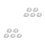 10Pcs Silver Alloy Handbag Bag Chains Durable DIY Replacement Straps 9