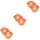 6Pcs Hard Hat Mesh Sun Shade Orange Full Brim Hardhat Accessory 7