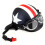 2Pcs Open Face Motorcycle ABS Material Multi Color with Visor 2