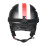 2Pcs Open Face Motorcycle ABS Material Multi Color with Visor 9