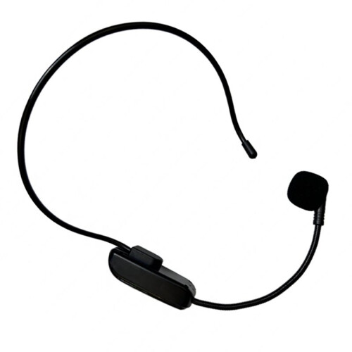 Portable Wireless UHF Mic -Mounted Microphone with Receiver for Teaching Earphone Headphone Accessories 1